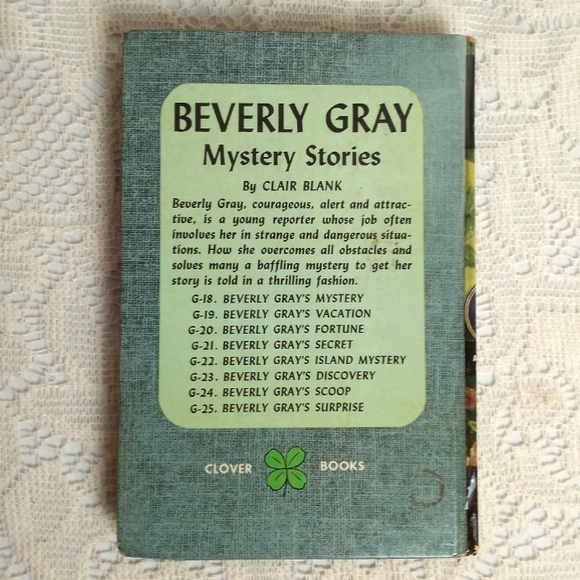 1950 Beverly Gray's Fortune Clair Blank Mystery Novel Series Book G20 Vintage - Picture 3 of 10